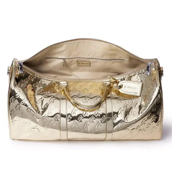 Glamaholic Metallic Monogram Duffle Bag - Picture 7 of 7